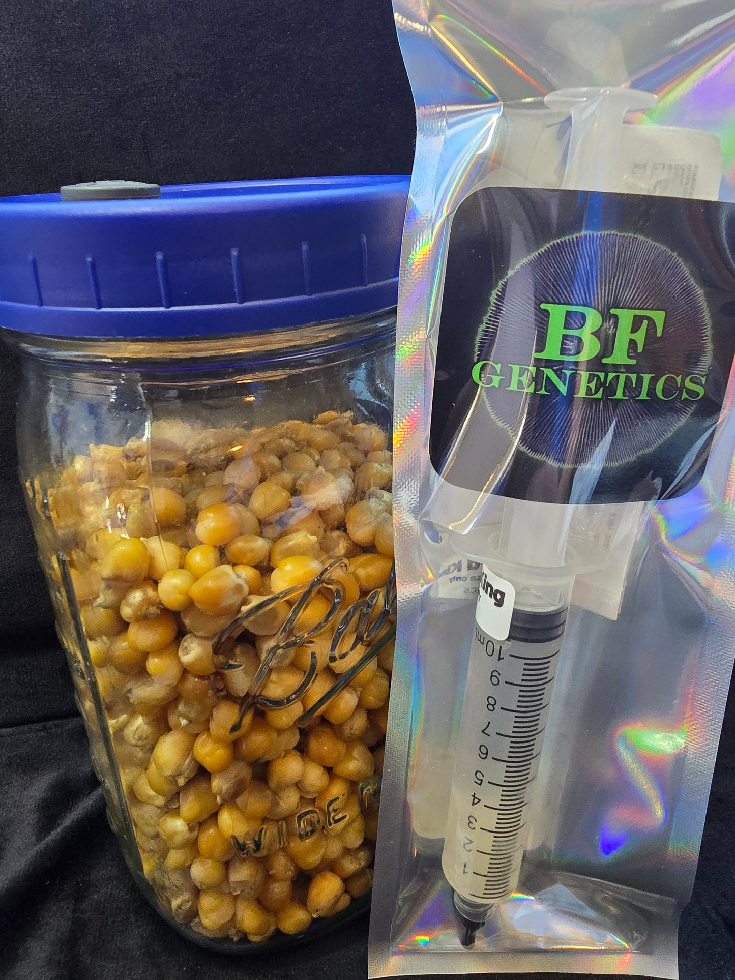 Popcorn Mushroom Spawn & LC Combo