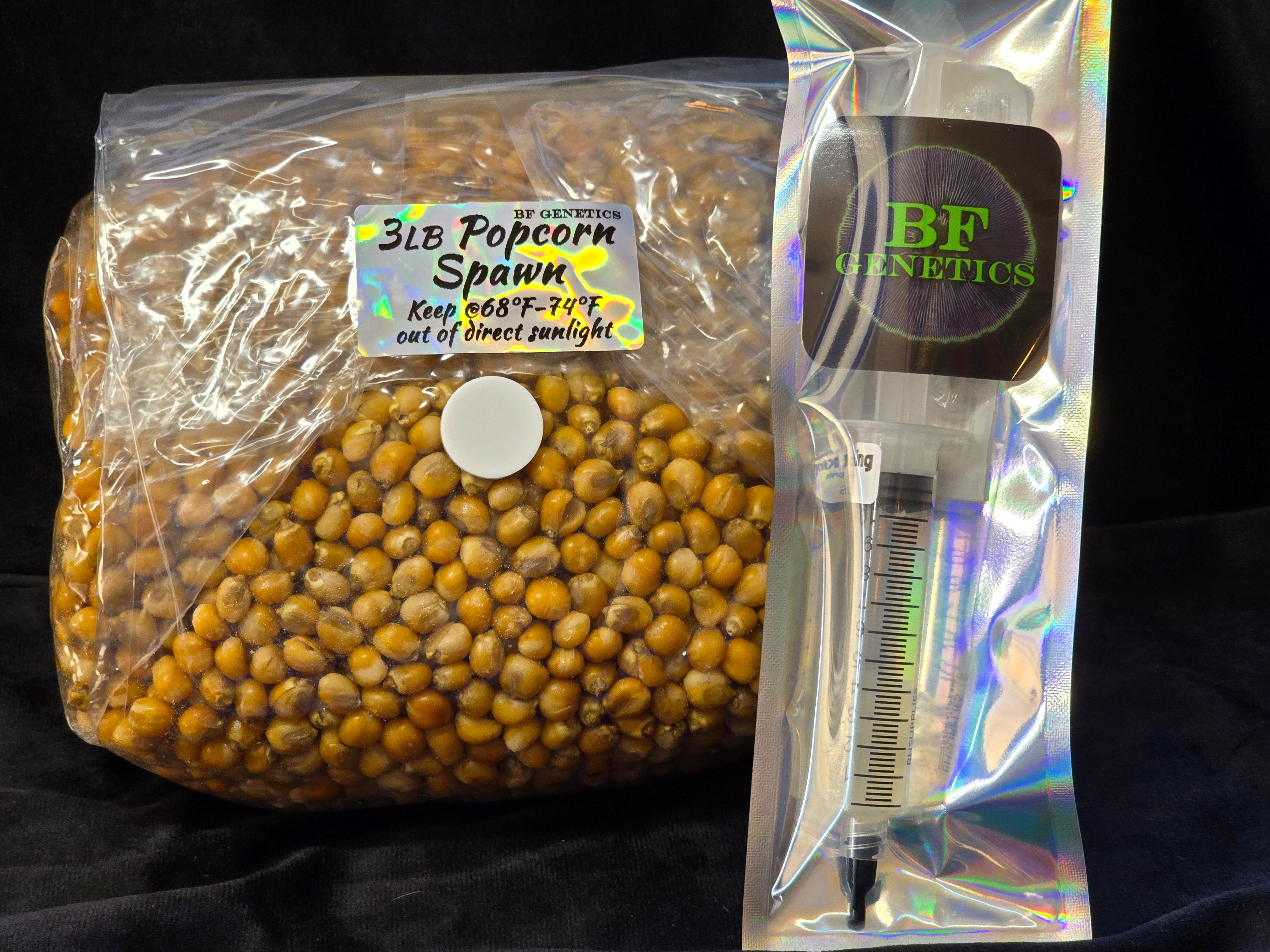 Popcorn Spawn 9lb Spawn, Sub & LC Combo – BF Genetics